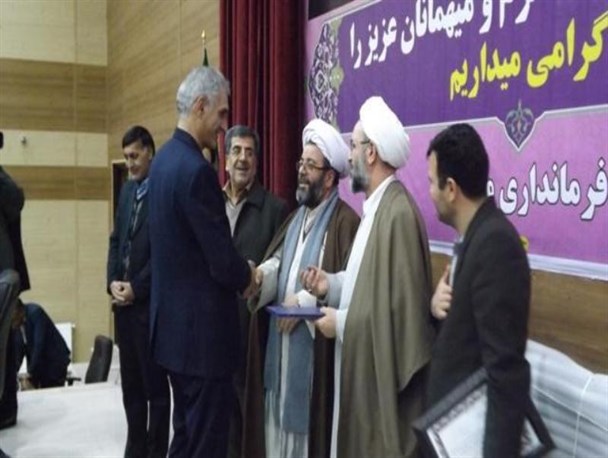 مراسم تکریم ومعارفه رئیس دادگستری شهرستان ملکان