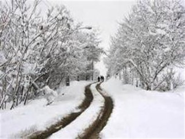 بارش شدید برف در اسلام آبادغرب و دالاهو/مسدود شدن راه ارتباطی روستاهای بخش گهواره