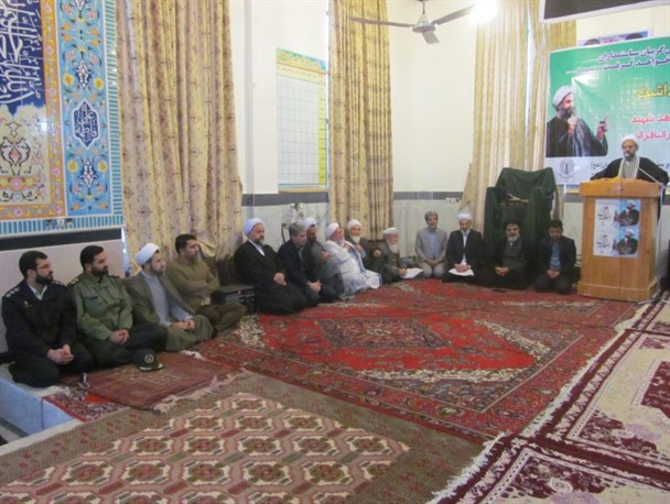 برگزاری مراسم گرامیداشت علامه شهید نمر در آق قلا