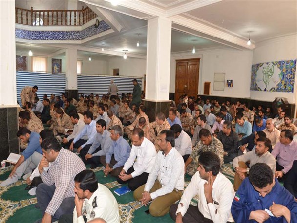 مجلس ترحیم آیت الله هاشمی در ابوموسی برگزار شد