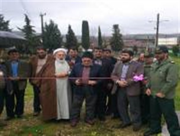 افتتاح و غبارروبی گلزار شهدا روستای دارابکلا