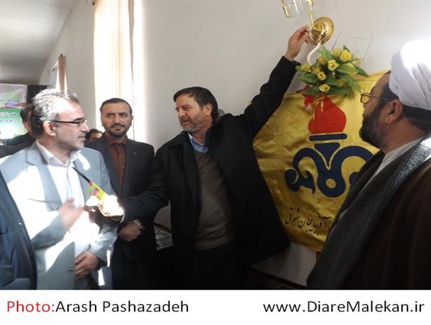 گزارش تصویری/ افتتاح پروژه گازرسانی به دو روستای هپی بلاغی و قوزلو در ملکان