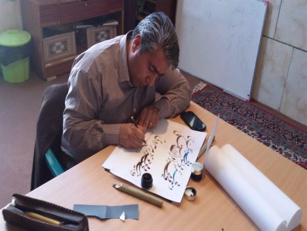 ورک شاپ خوشنویسی در شهرستان بردسیر برگزار شد
