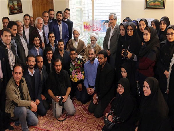 دیدار اصحاب بسیج رسانه فارس با آیت الله حدائق