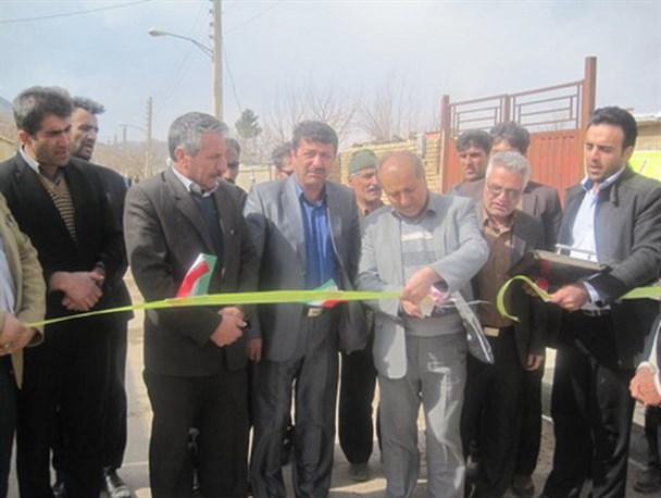 دو طرح عمرانی در روستای باجگیران افتتاح شد