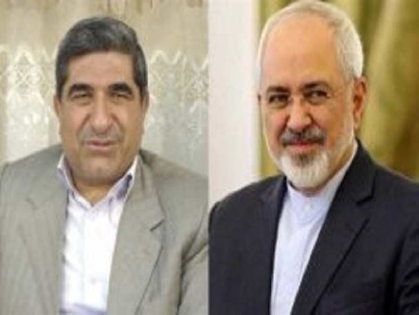 نامه ظریف به تبریک هسته ای استاندار خراسان‌جنوبی/ خوش و بش های خودمانی درون دولتی