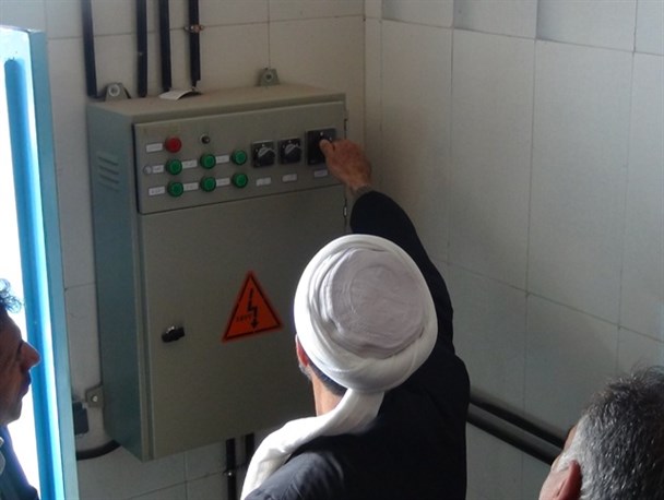 افتتاح 11 پروژه گرمایشی مدارس شهرستان درمیان + تصاویر