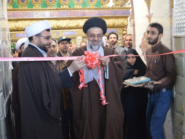 شبستان آیت الله حق شناس در آستان امامزاده عبدالله افتتاح شد+تصاویر