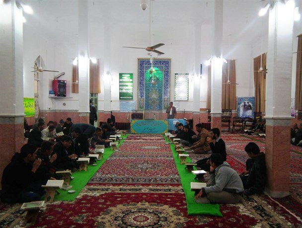 محفل معنوی به سوی نور با حضور قاریان قرانی برجسته شهرستان بشرویه +تصاویر