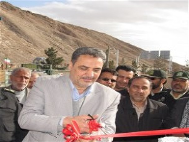 آیین افتتاح ساختمان کلانتری انارک