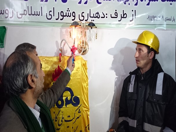 آئین افتتاح پروژه گازرسانی به ۲۱ روستای هشترود و نظرکهریزی با اعتباری بالغ بر ۱۱ میلیارد تومان +تصاویر