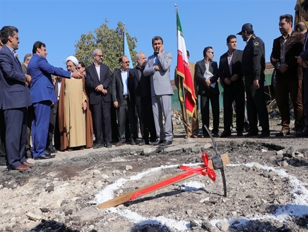 برگزاری مراسم کلنگ زنی مدرسه مطهری در جزیره خارگ+تصاویر