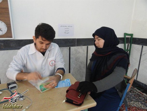 ویزیت رایگان 145 نفر از اهالی خوجه یاپاقی توسط تیم سلامت کلاله