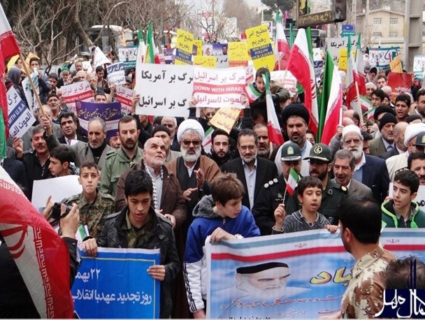 دکتر کولیوند سخنران مراسم ۲۲بهمن در مهرشهر+مسیر راهپیمایی