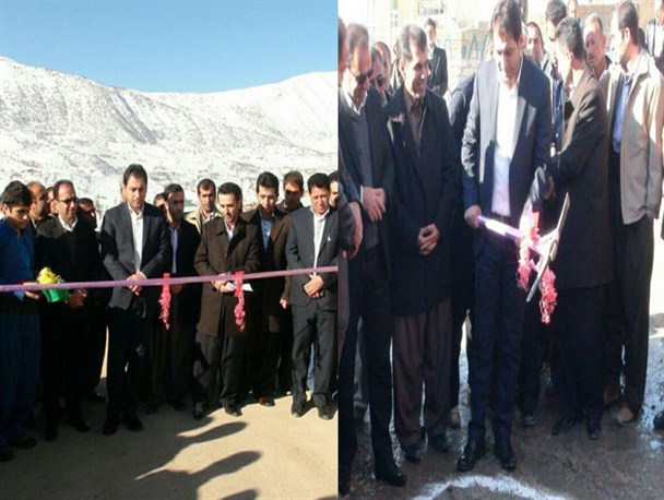 افتتاح و کلنگ زنی پنج طرح عمرانی و فرهنگی در شهرستان جوانرود