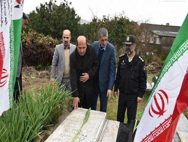 آئین کلنگ‌زنی و ساماندهی گلزار شهدا روستای ازباران فریدونکنار + تصاویر