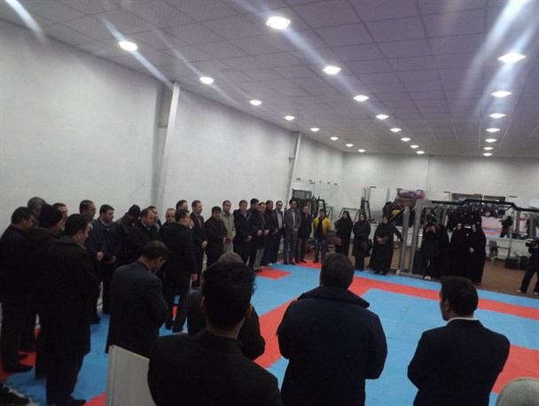افتتاح دو سالن ورزشی روستایی خرم دره
