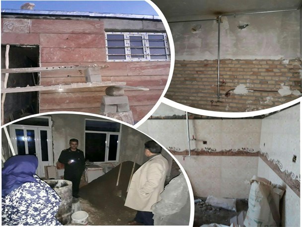 ساخت و تحویل خانه محروم 60متری در 45 روز در اردبیل