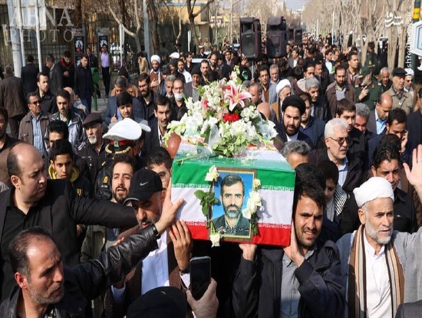 تشیع با شکوه جانباز شهید در اصفهان