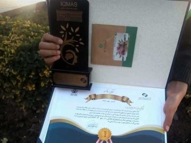 راهیابی دانش آموز کلاله ای به مرحله کشوری فستیوال مسابقات چرتکه+ تصاویر