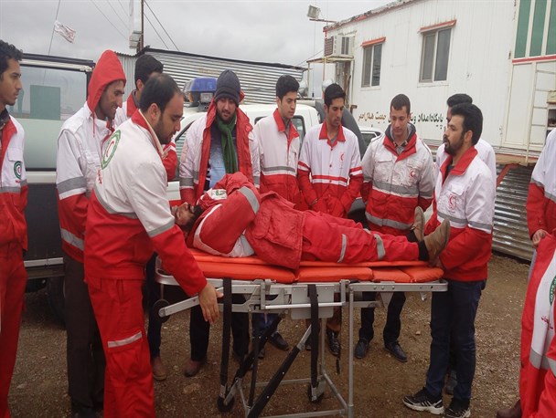 بازآموزی طرح امداد و نجات نوروزی ۹۵ در تایباد برگزار شد