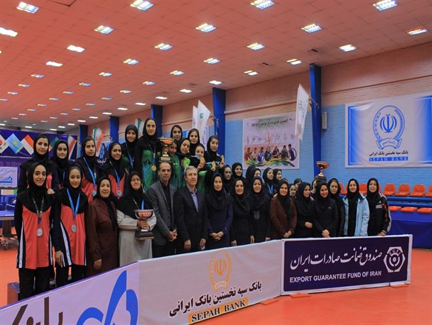 بانوان کرمان بر سکوی نایب قهرمان لیگ برتر تنیس روی میز کشور ایستادند