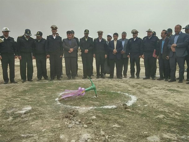 ساختمان راهور مهران کلنگ زنی شد