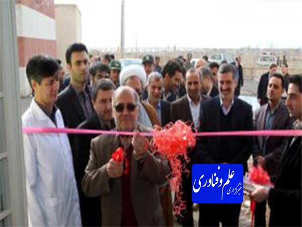 افتتاح دو پروژه بهداشتی و درمانی در ایجرود