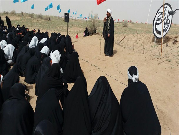 حضور دانشجویان دختر دلیجانی در مناطق عملیاتی+تصاویر
