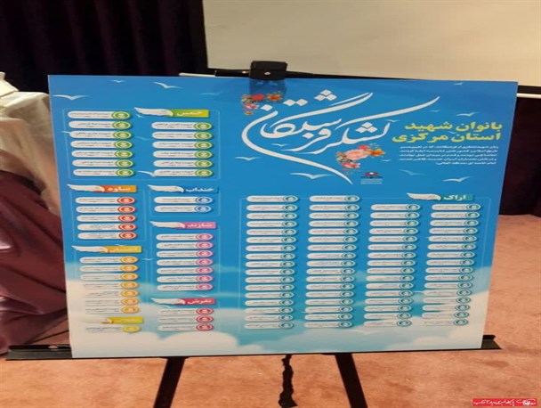 اطلاع‌نگاشت بانوان شهید استان مرکزی رونمایی شد