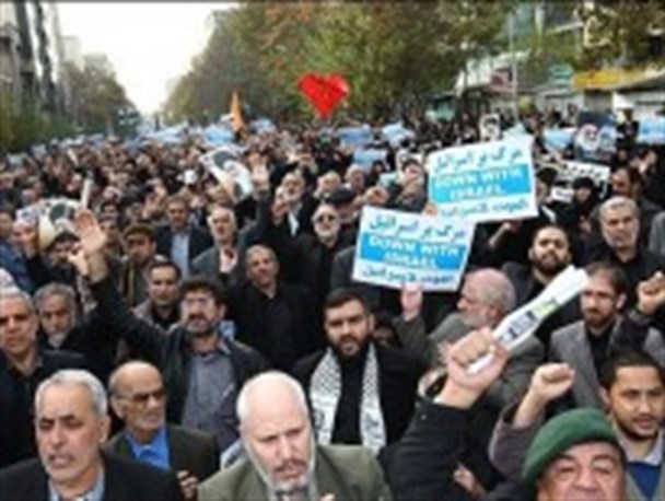 راهپیمایی مردمی در اعتراض به اهانت اتحادیه اروپا به احکام اسلامی و دخالت بیجا در امور داخلی