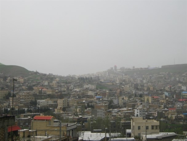بارش باران بهاری در گرمی + تصاویر