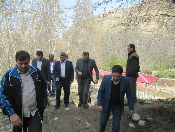 دهستان شاه جهان مقصد دهگردشی مدیر کل دفتر امور روستایی استاندار ومسئولان فاروج