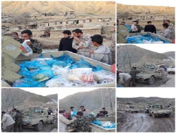 کمک های سپاه به سیل زدگان دلفان+ تصاویر