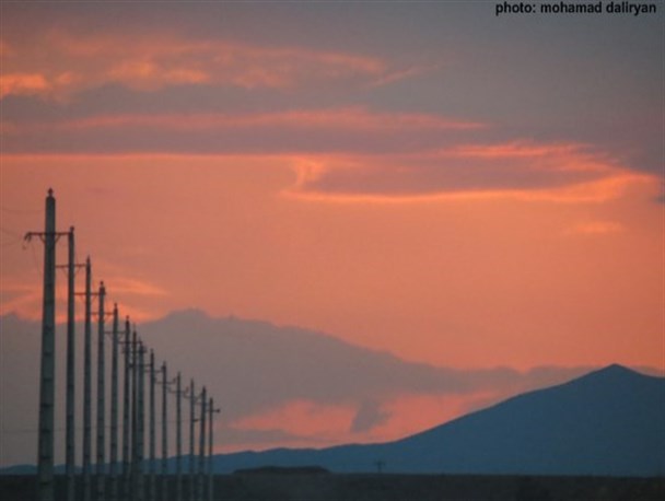 آسمان شهرستان زرندیه/عکس