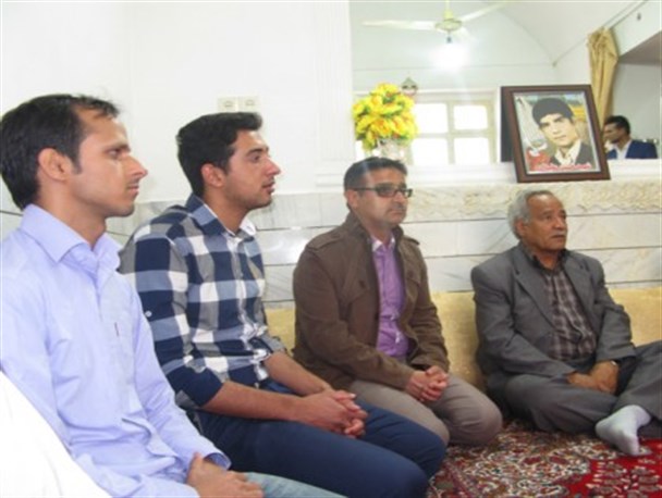 میثاق ورزشی ها با خانواده شهید حسن علیزاده ورزنه