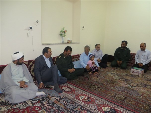 مسئولین رودان از جانبازان و رزمندگان هشت سال دفاع مقدس دیدار کردند