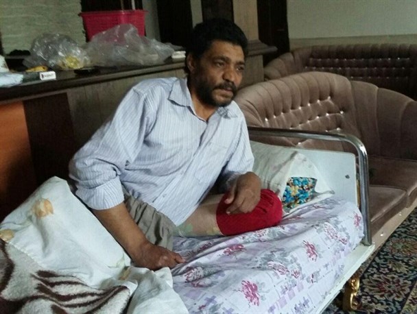 جانبازی که به ۳۰ سال زخمهای بسترش لبخند می زند