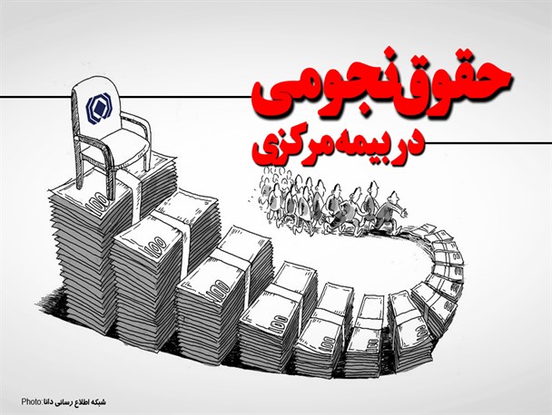 پوستر/حقوق نجومی در بیمه مرکزی