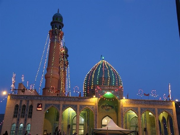 شهر امام زمان (عج)غرق در نور وسرور/تصاویر