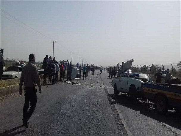 تصادف در جاده تره‌بار اراک