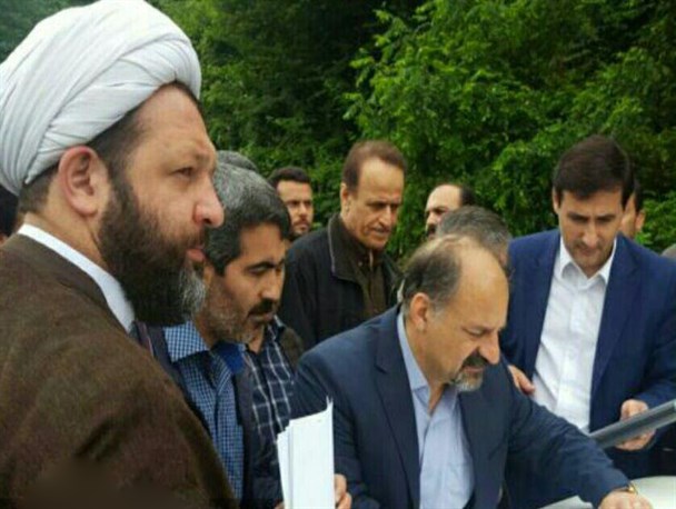 بازدید معاون سازمان محیط زیست از منطقه احداث سد لاسک شفت
