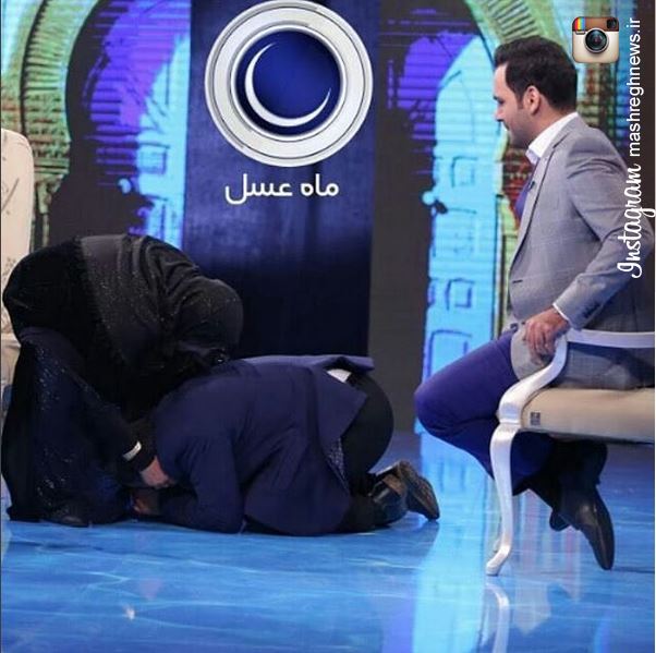 عکس/ اتفاقی دیدنی در «ماه عسل»