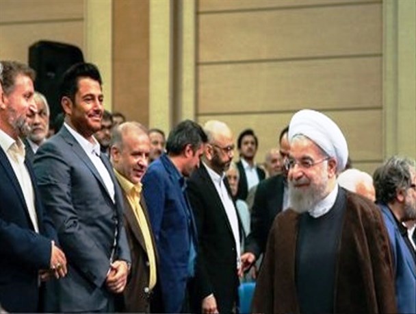 نامه روحانی به محمدرضا گلزار