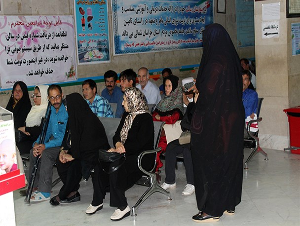 حال ناخوش سیستم نوبت دهی بیمارستان امام علی (ع) بجنورد