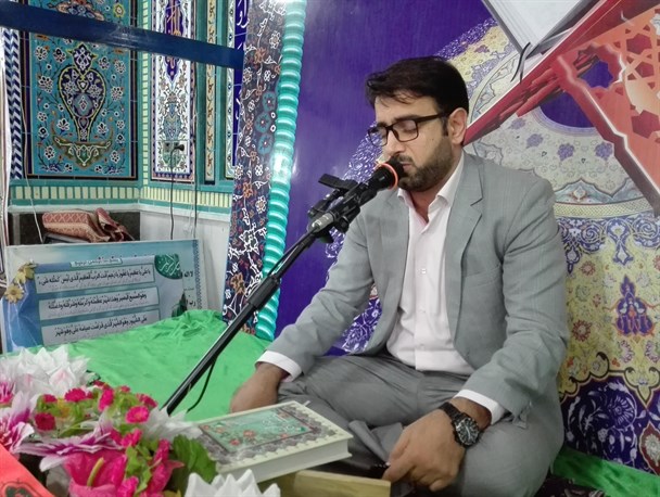 محفل انس با قرآن با حضور قاری بین المللی در شهرستان بهمئی+تصاویر