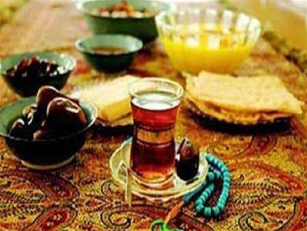 برپایی سفره افطاری 1200 نفری در آبگرم