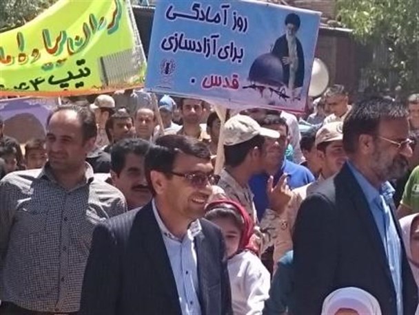 پیام تشکر نماینده لردگان، از حضور حماسی و پرشور مردم شهرستان لردگان در راهپیمایی روز جهانی قدس