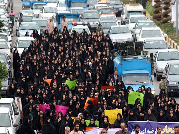 راهپیمایی و همایش بزرگ حجاب و عفاف در محمودآباد