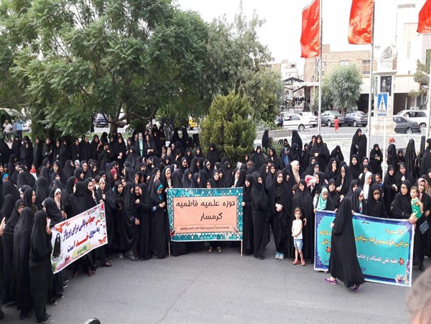 گزارش تصویری راهپیمایی عفاف و حجاب در گرمسار